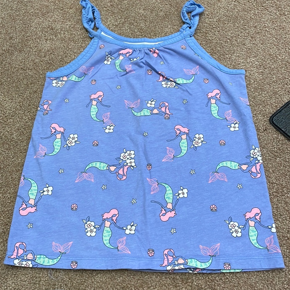 Girls mermaid tank top